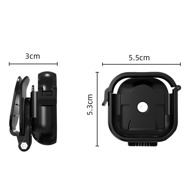 Cap Mount Clip Mount For Insta360 Go Ultra Camera Vertical Horizontal Adjustable