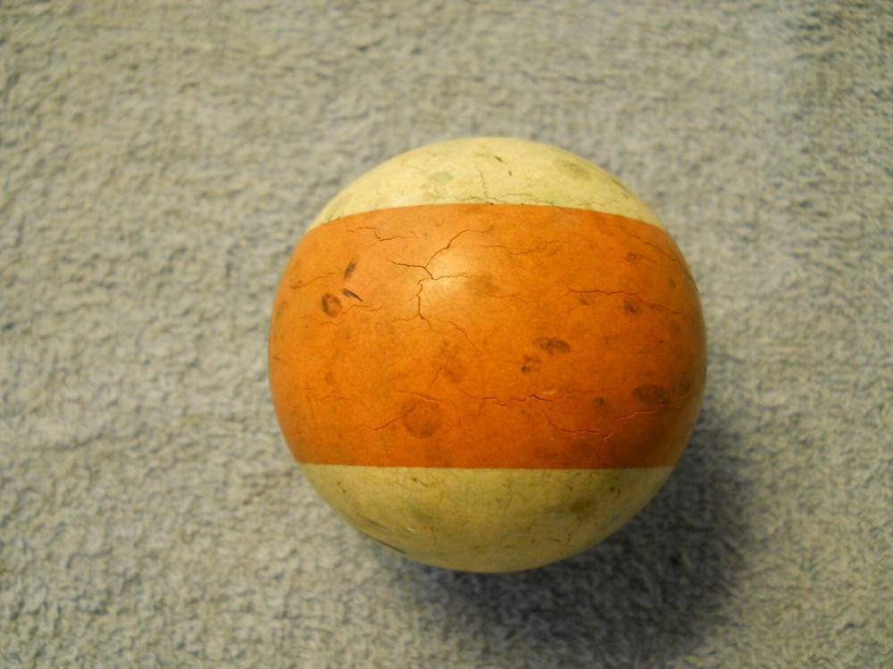 Vintage Clay Billiard Ball- #13