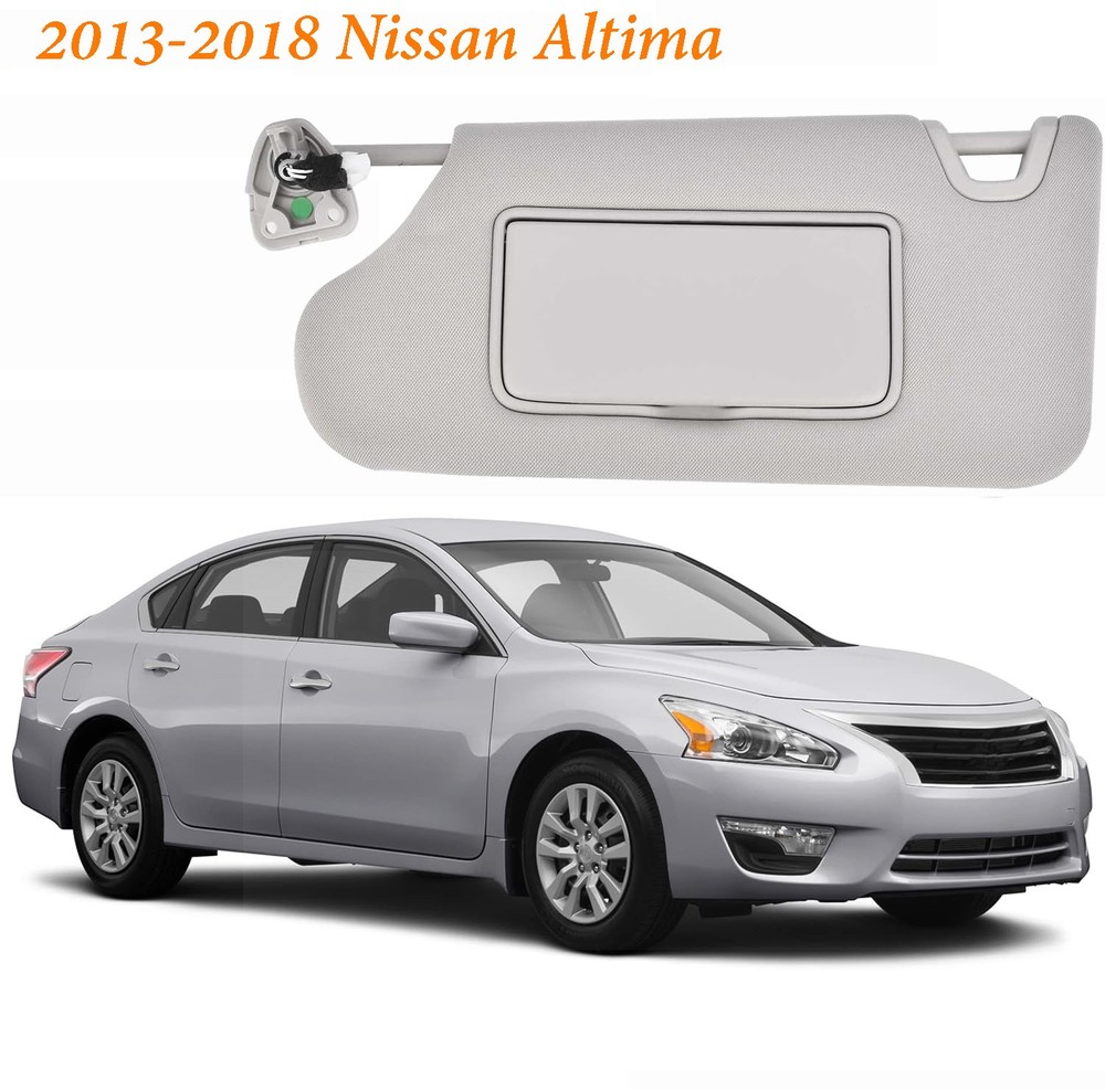 Left Driver Side Sun Visor Replacement For Nissan Altima 2013-2018 96401-3TA2A