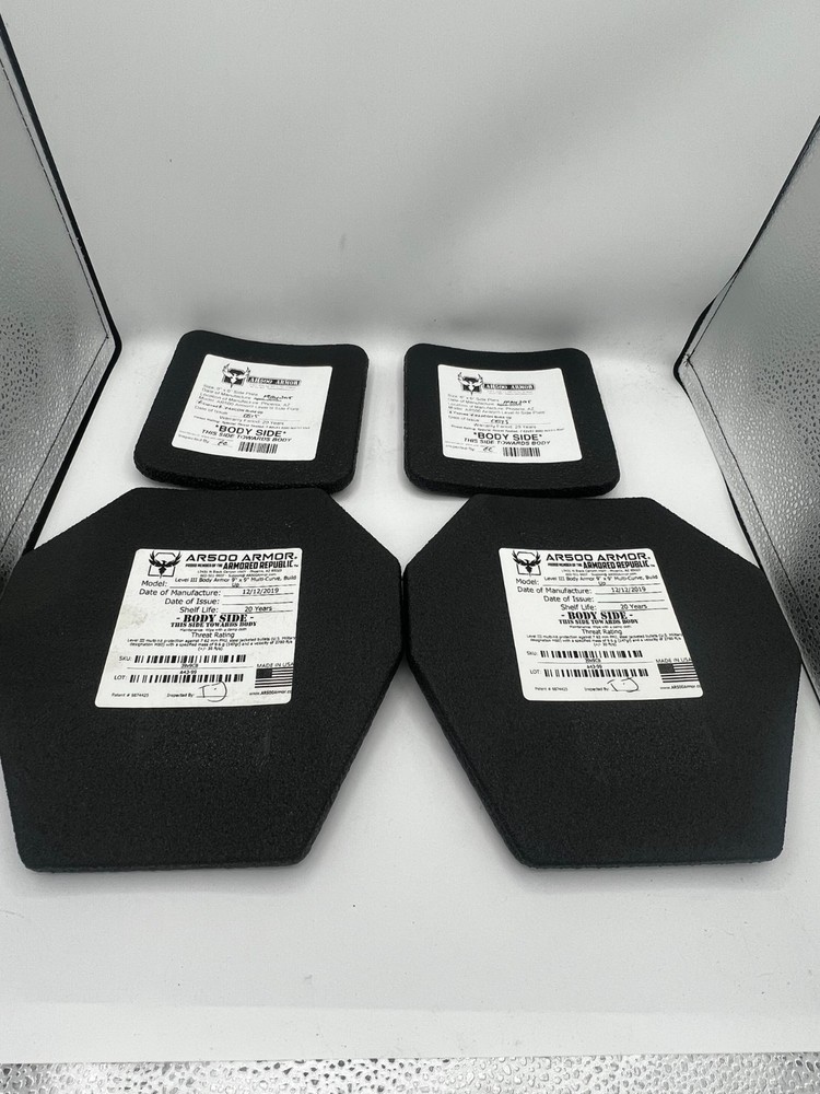 AR500 Body Armor Set (6x6/9x9)