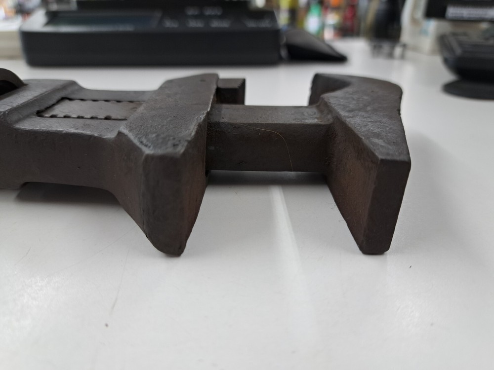 Antique Bemis And Call Adjustable Monkey Wrench Pipe Wrench. Good Usable...