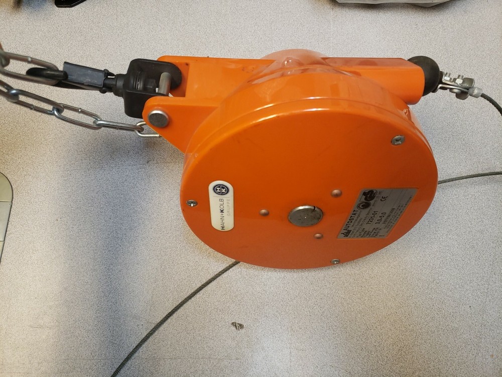 AUTOSTAT ZERO GRAVITY TOOL BALANCER 7231-01, LOAD RANGE CHARGE 3.0-5.0KG