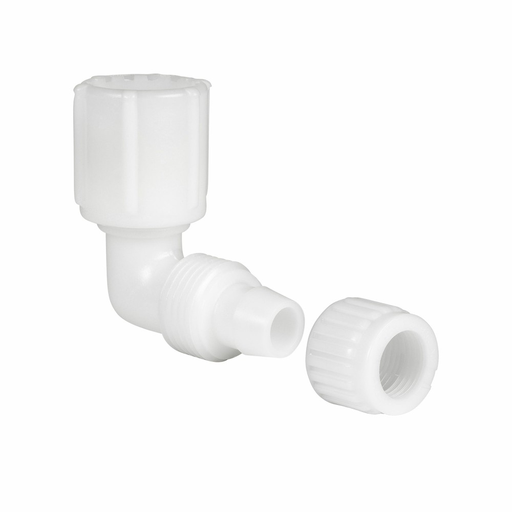 RecPro Flair It RV Plumbing Fittings 1/2" Compression Elbow to Swivel Adapter