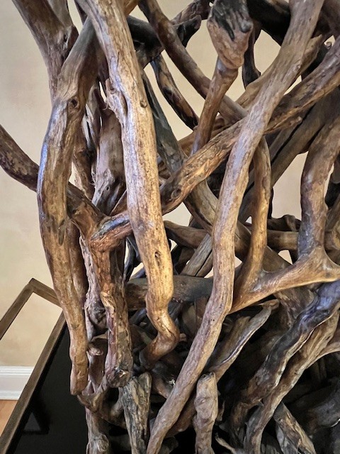Petrified Wood Wine Holder - 5 bottles - Unique