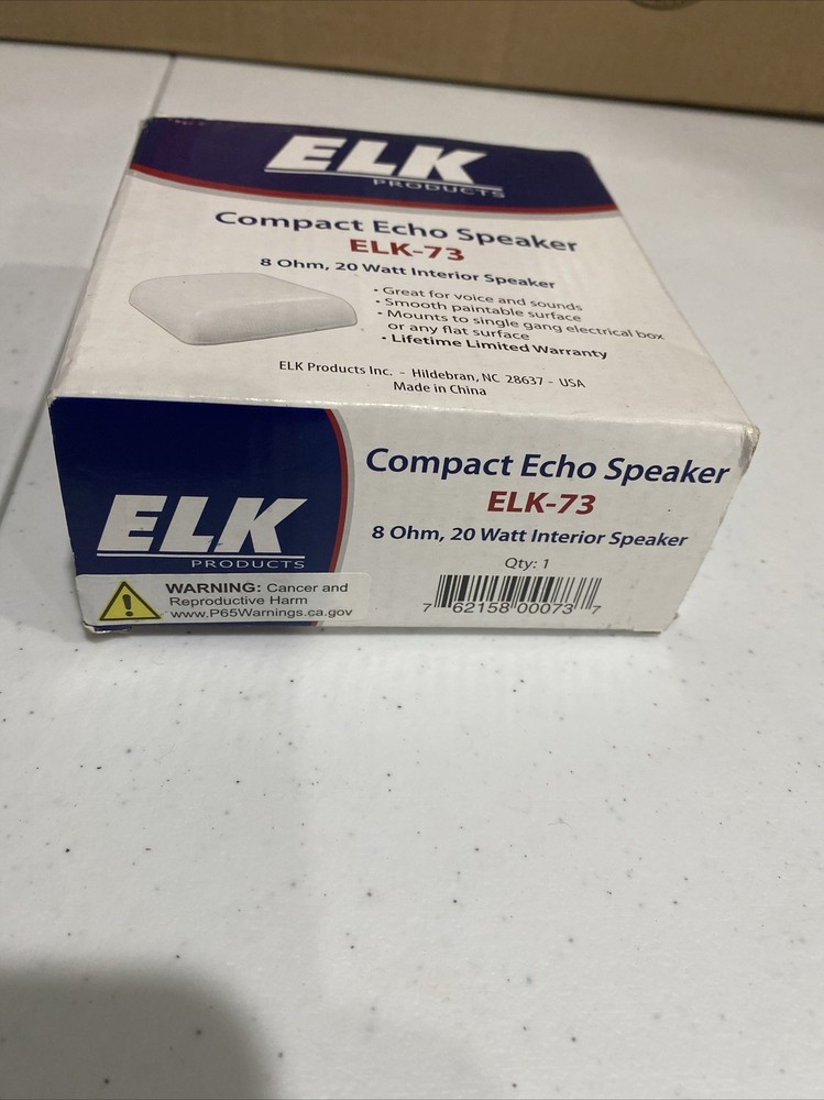 ELK Products ELK-73 Compact Echo Speaker , New