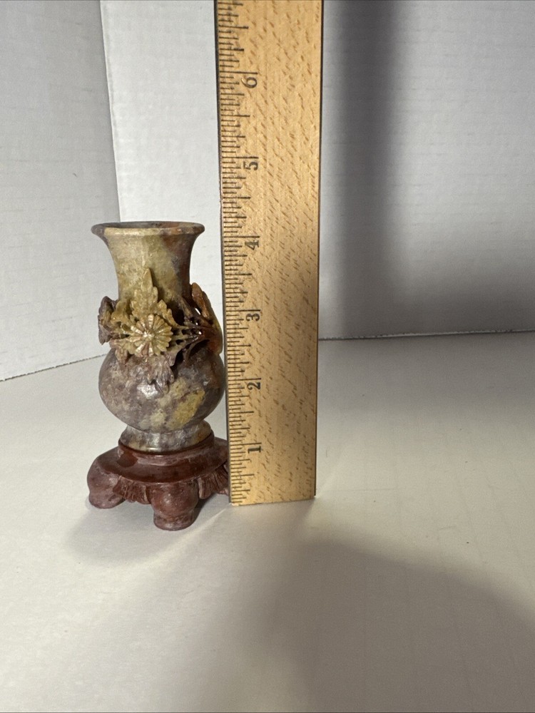 Carved Stone Bud Vase