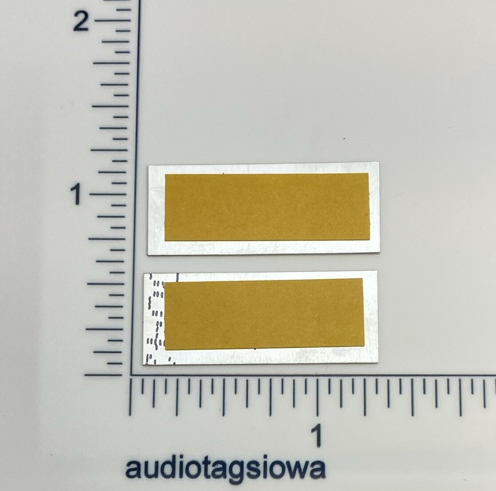 BIC Speaker Grille Badges Pair Custom Made Aluminum