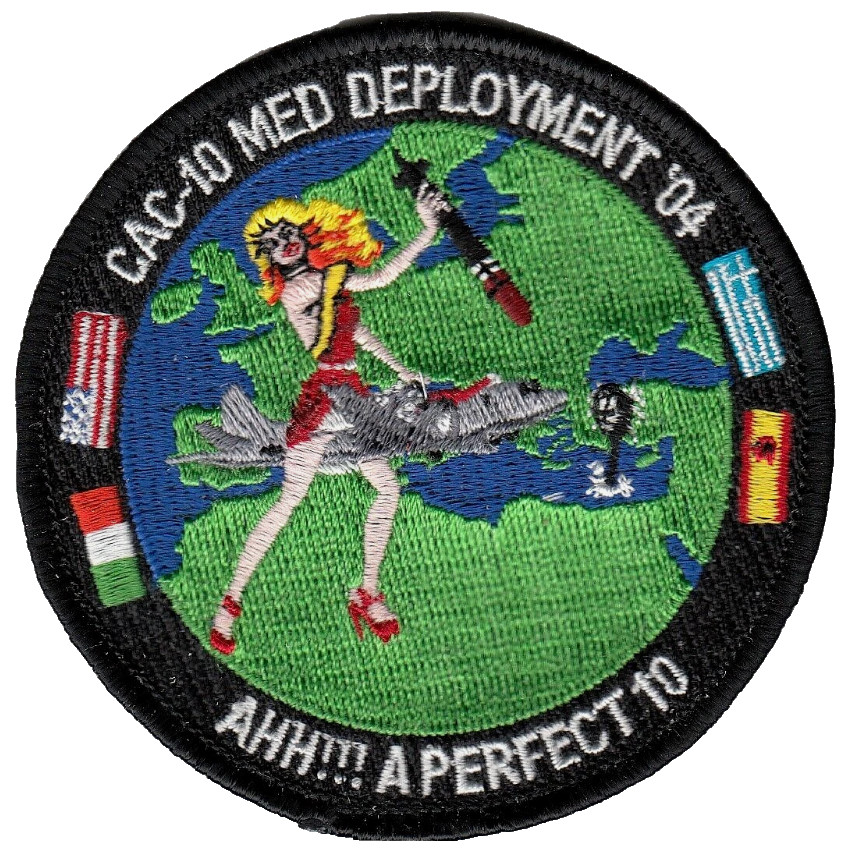 US NAVY PATCH: Patrol Squadron 11 VP-11 Mediterranean Deployment 2004