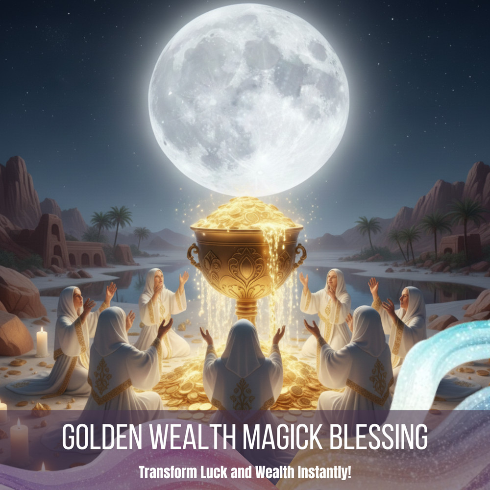 GOLDEN WEALTH MAGICK Blessing - White Light Ceremony