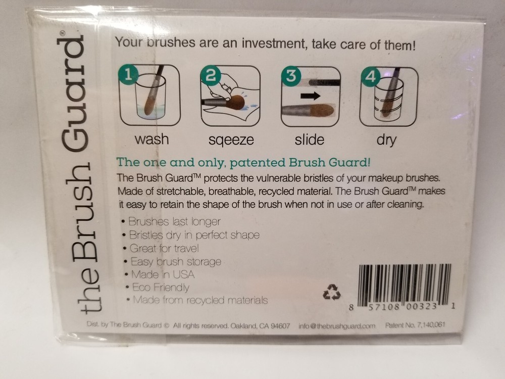 The Brush Guard Blend & Conceal Pack 8 Small Brush Guards/Graphite