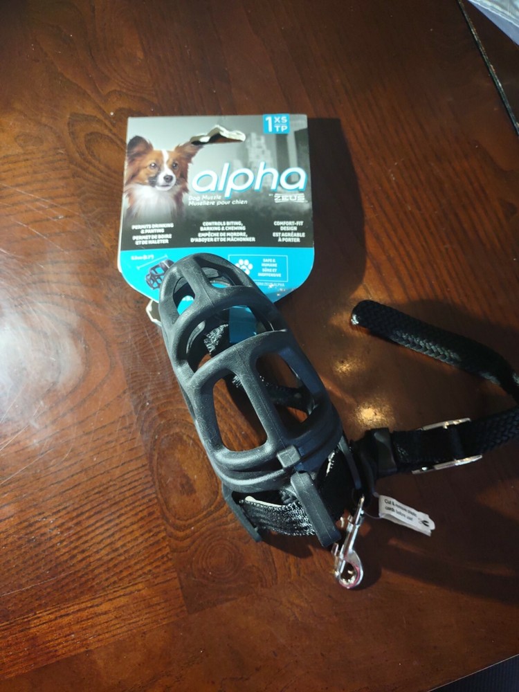 Alpha By Zeus Dog Muzzle Xs