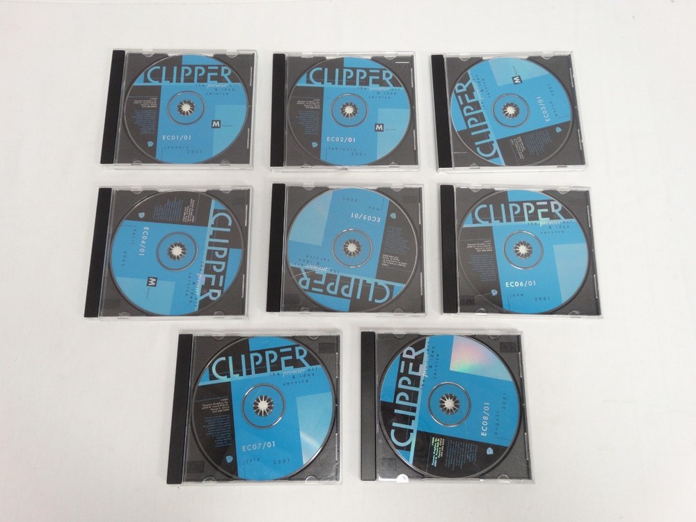 Dynamic Graphics Electronic Clipper Clip Art Library Jan. - Aug. 2001