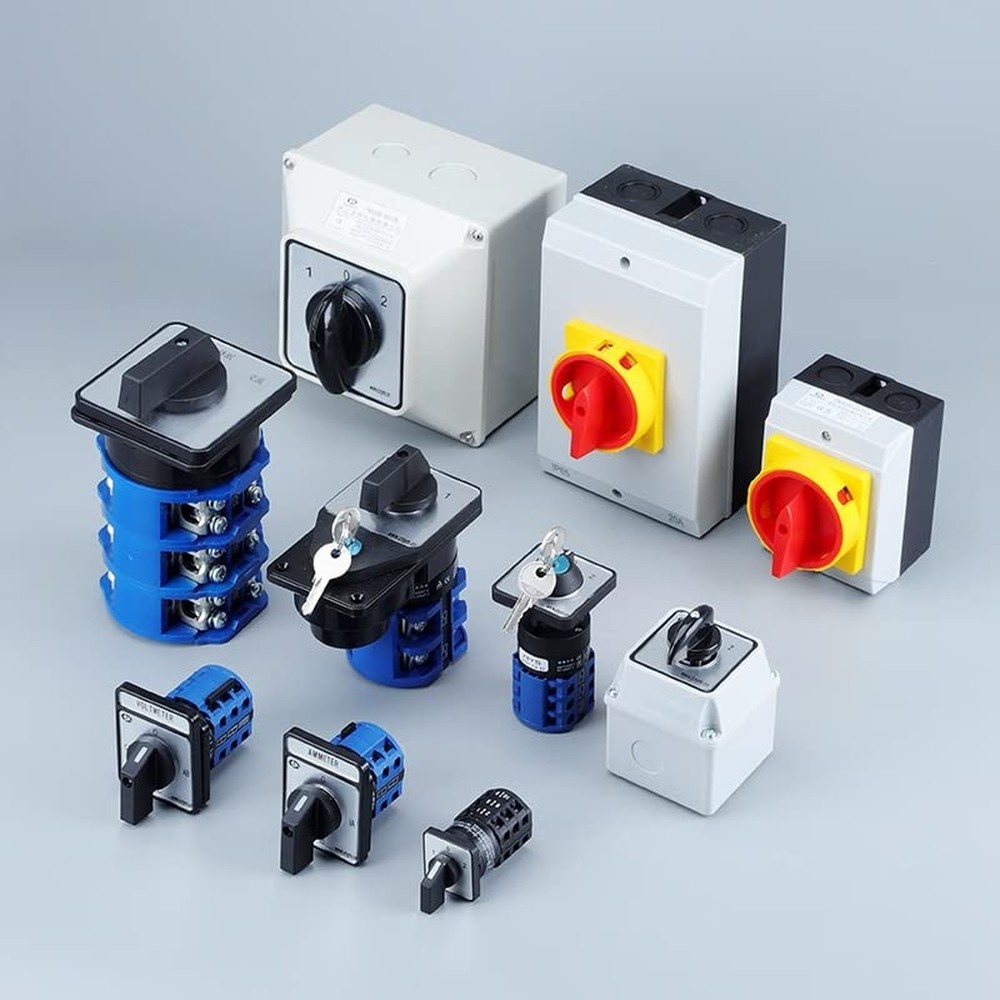 Universal Changeover Selector Switch, with Installation Waterproof Box, 3 Pos...