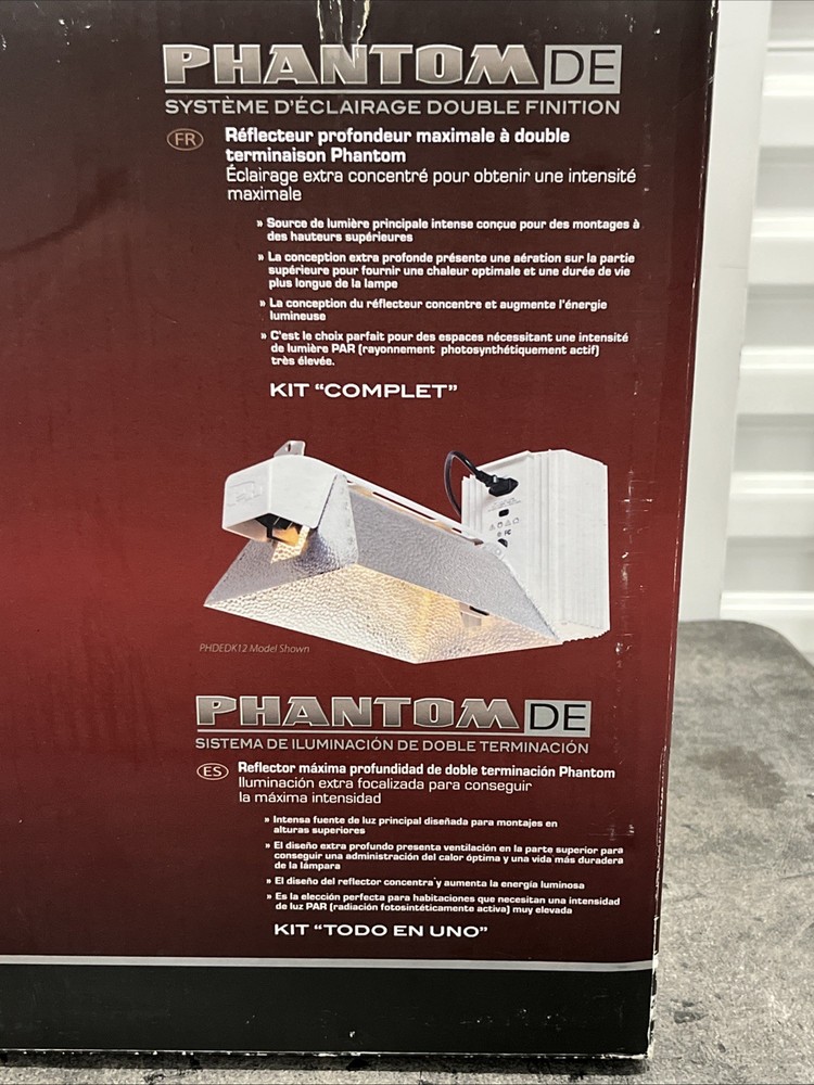 Phantom DE Double-Ended Lighting System 1000W, 208-240V Super Deep System