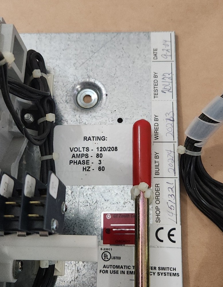 *PREOWNED* Caterpillar CTS Transfer Switch Component 120V 80A 3~Ph + Warranty!