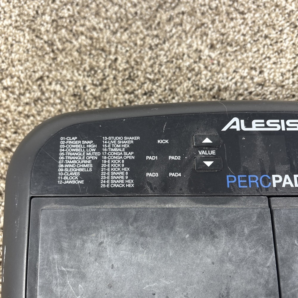 ALESIS PERCPAD ELECTRONIC DRUM PAD UNTESTED AS IS NO CORD