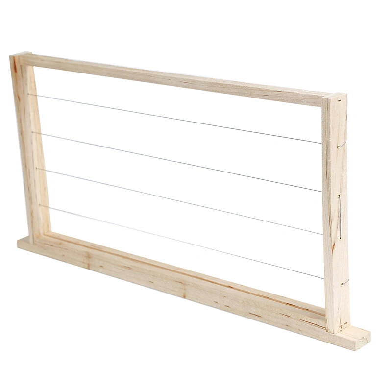 4pcs Wooden Bee Hive Frame Bee Honeycomb Foundation Framework Beekeeping Frame