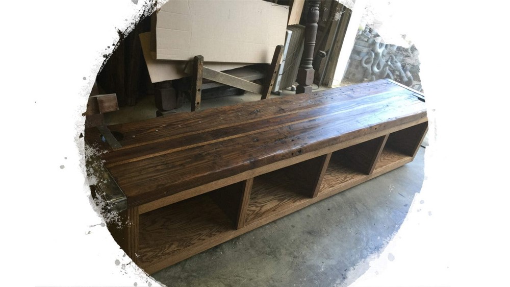 Liberty Ship Hatch Cover Bench w/Storage