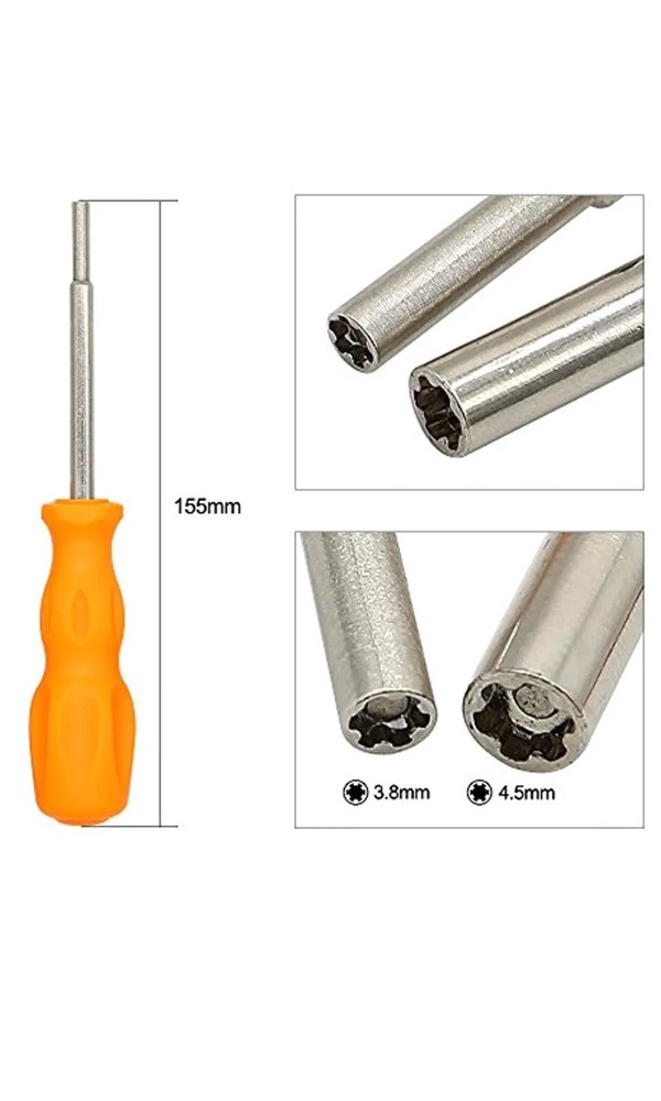 Professional Nintendo Consoles Full Tool Kit, Security Screwdriver Game Bit Set