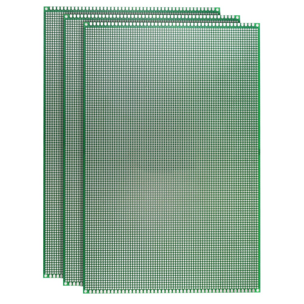 Double Sided PCB Board,Large PCB Circuit Board Protoboard 3Pcs 20X30CM for DI...