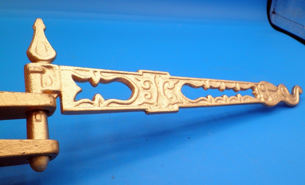 Antique bird cage hook holder cast iron hanger decorative