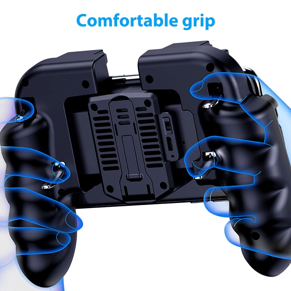For PUBG Phone Game Controller Gamepad Joystick w/Cooling Fan for IOS Androidbg