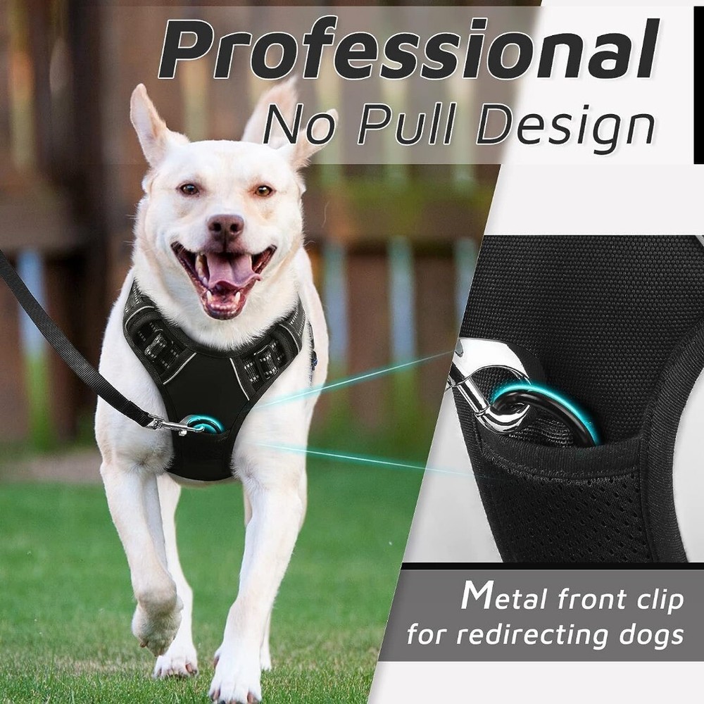 Dog Harness for Medium and Large Dogs, No-Pull Safety Harness