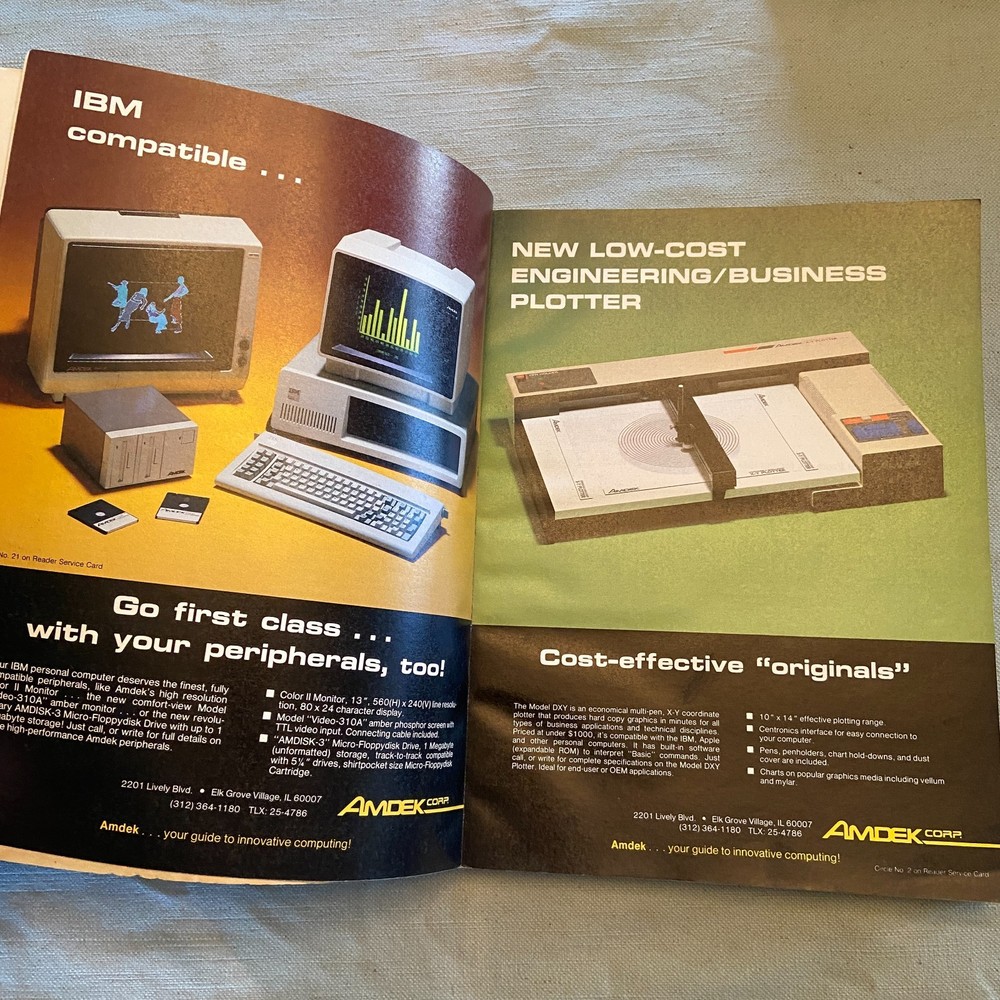 IBM PC Expansion Software Guide QUE BOOK Vintage Computer PC 1982 Ads Vendors