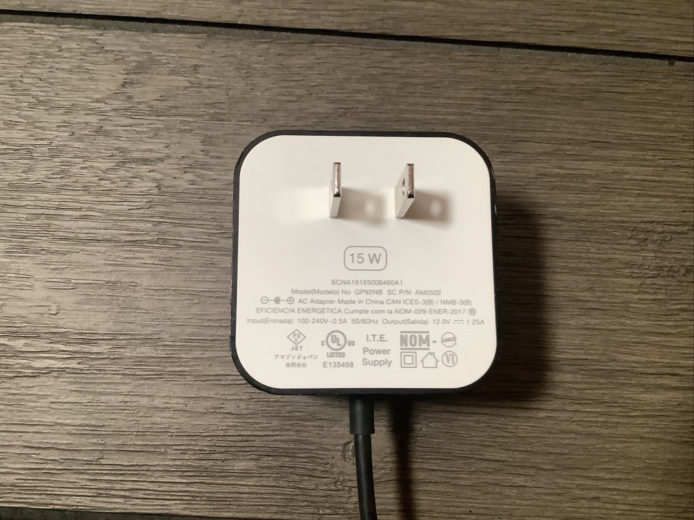 Amazon Echo Dot (3rd Generation) With Adapter - Charcoal Black