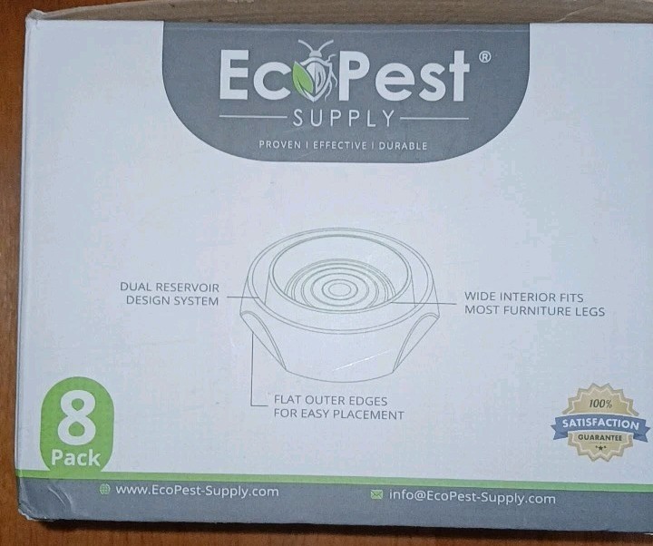 EcoPest Supply Bed Bug Blocker Pro 8 Pack Interceptor Traps New Open Box