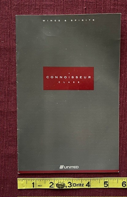 United Connoisseur Class Wine and Spirits 1992