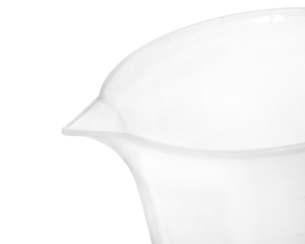 Measuring Jug, 500ml - Polypropylene Plastic - Raised Graduations - Eisco Labs