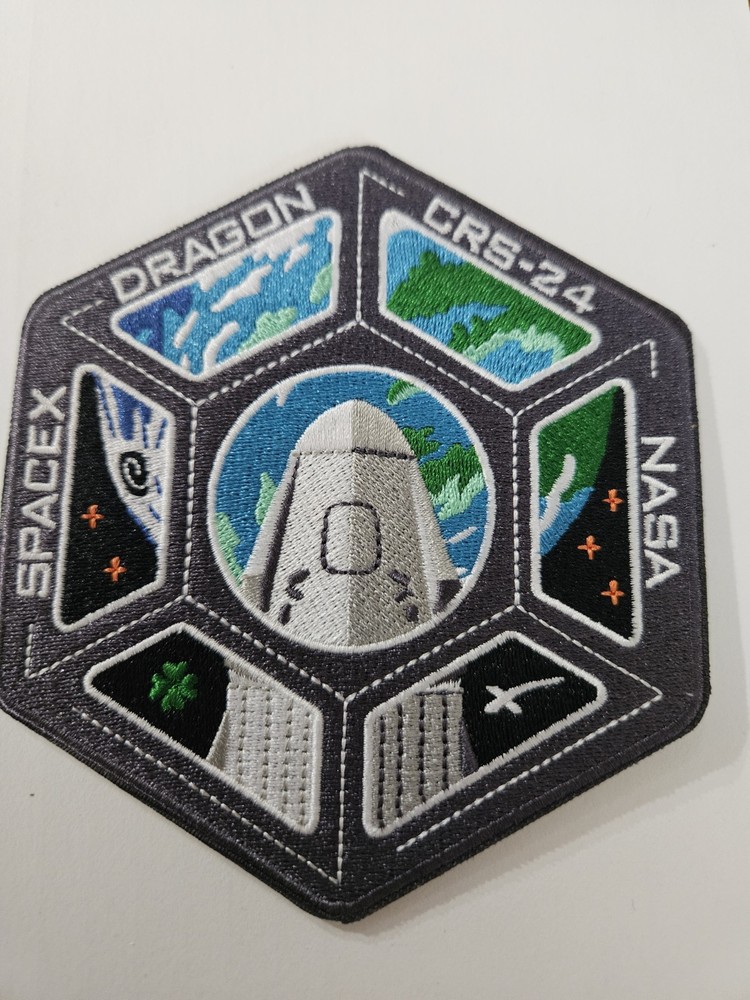 CRS-24 AUTHENTIC SPACEX SPACE X EMPLOYEE X MARKED PATCH 🚀 & PROOF