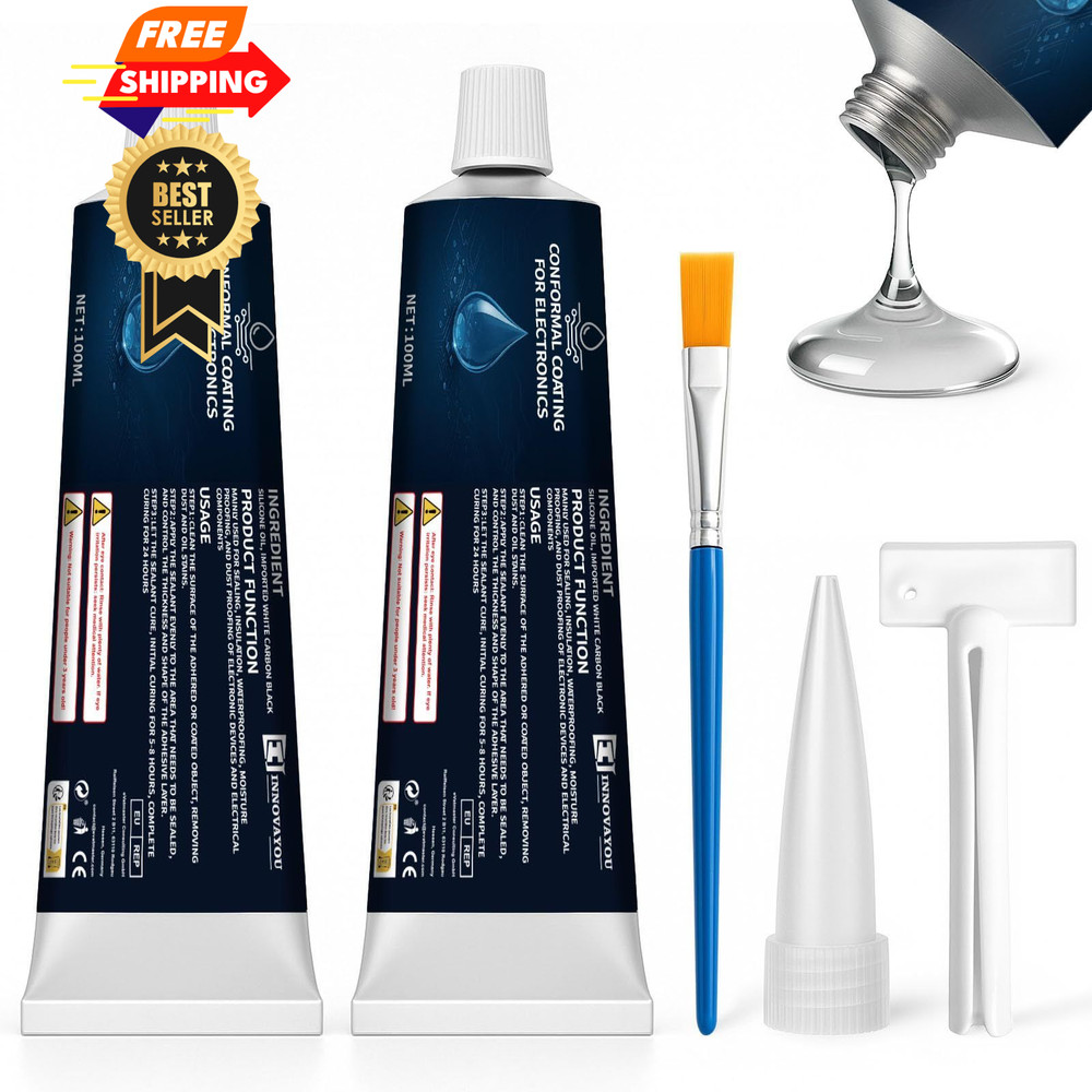 1DFAUL 200ml Conformal Coating for Electronics, Silicone Transparent