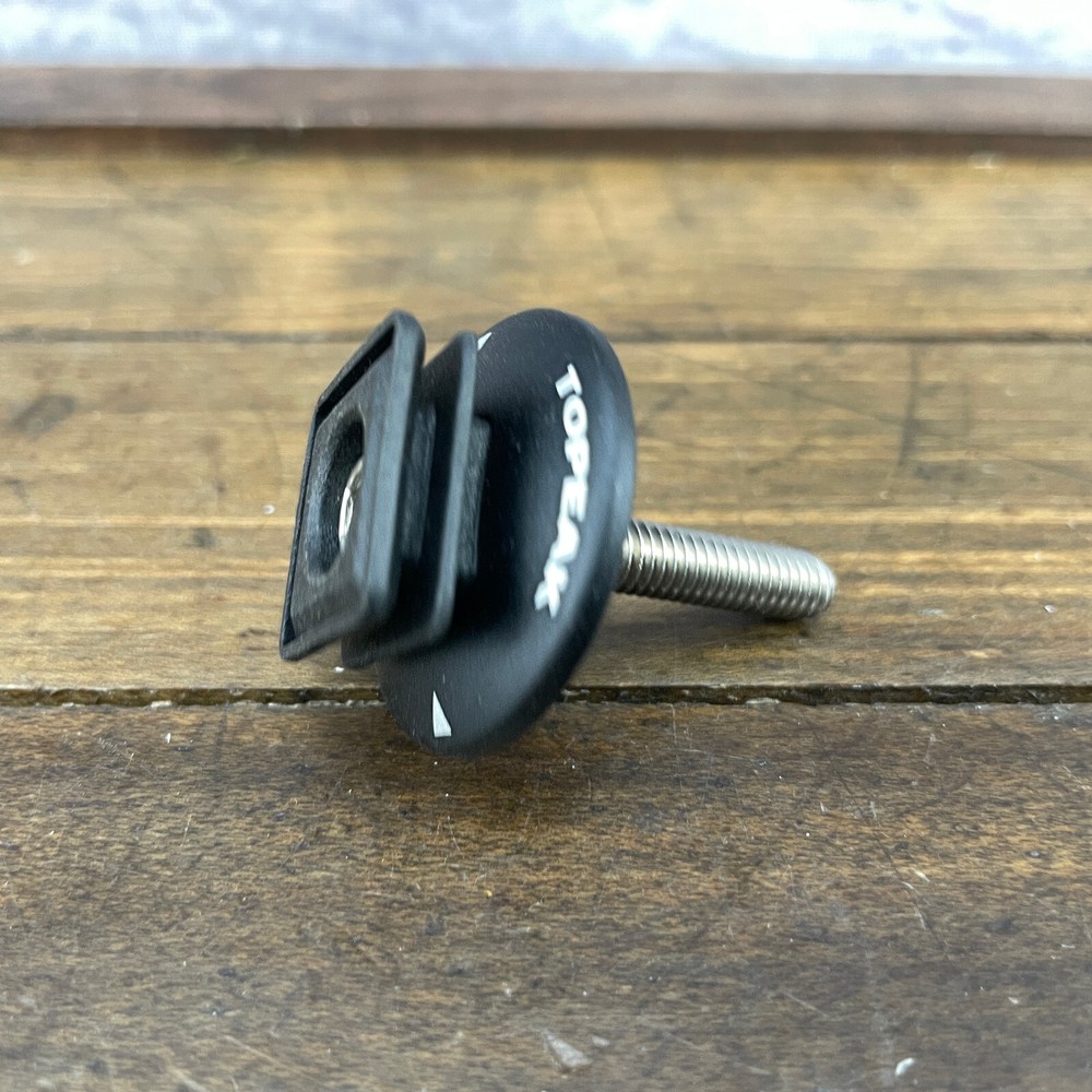Topeak Integrated Device Mount Headset Top Cap Square Bolt 1 1/8 Threadless