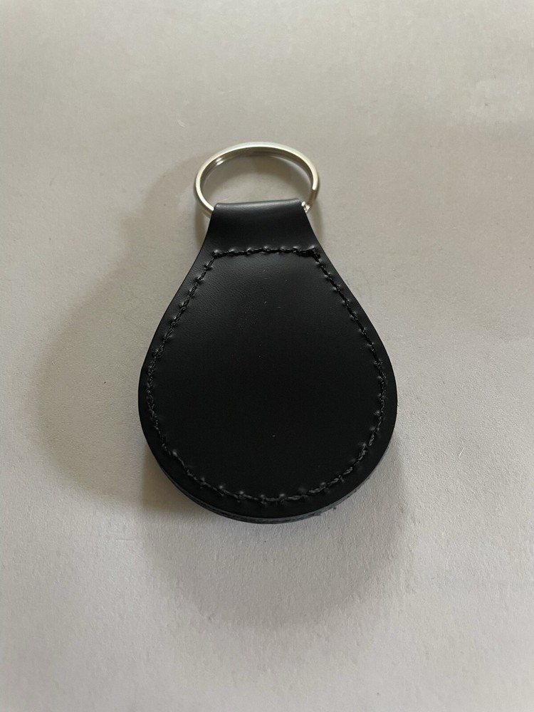 Saturn Keychain Saturn Key Chain Black Leather Black Emblem