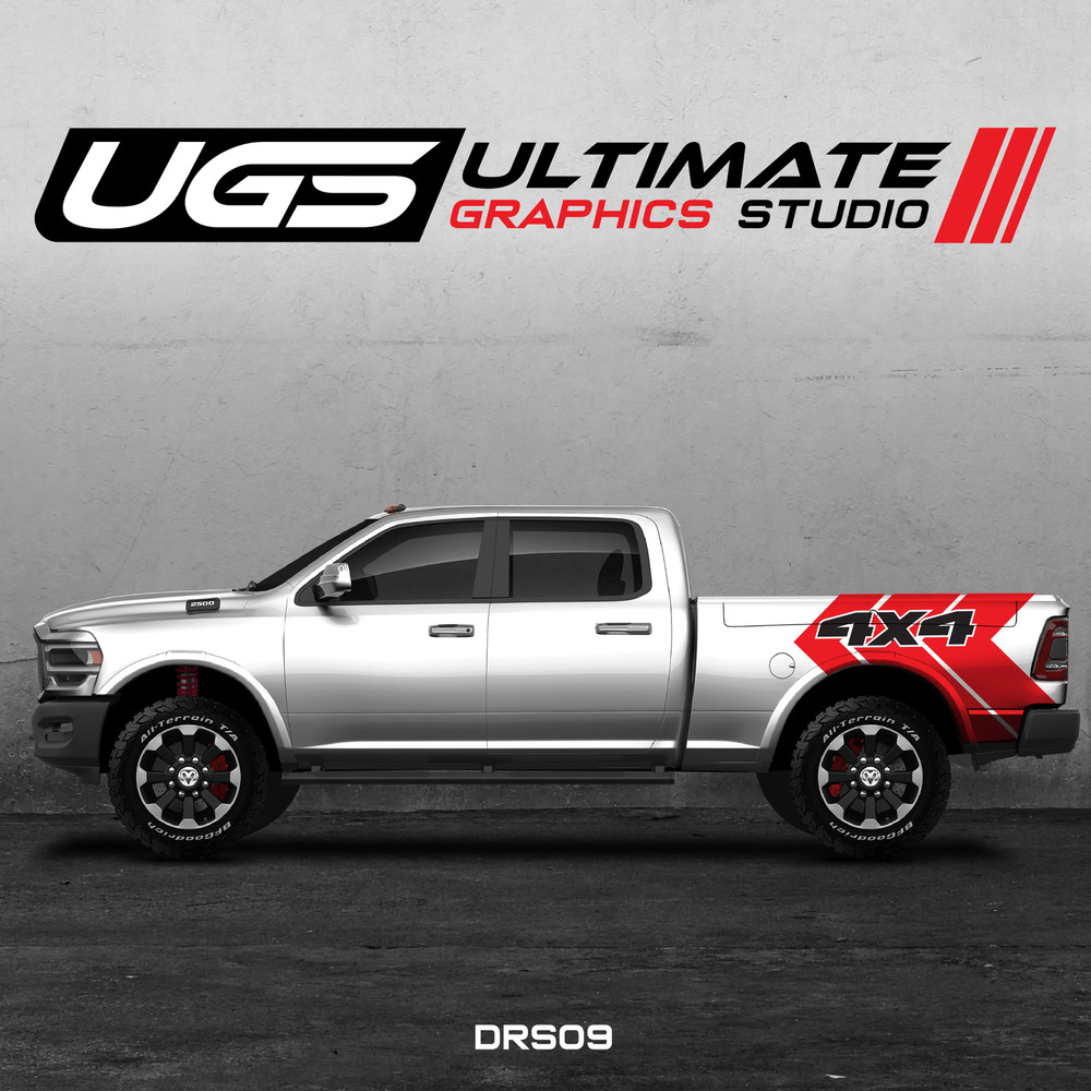 Dodge Ram 4x4 Side Graphics