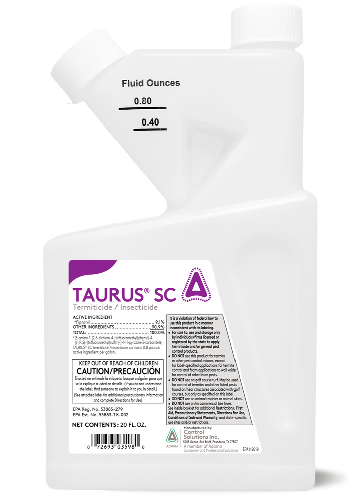 Taurus SC Insecticide Professional Termite Control - 20 Oz. | Generic Termidor
