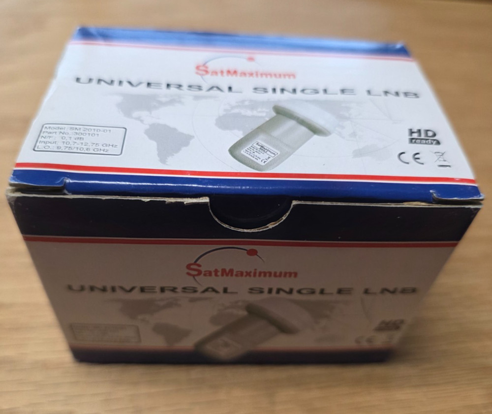 SatMaximum Single Satellite KU LNBF SM 2010-01 FTA Uninersal 0.1dB Super Low