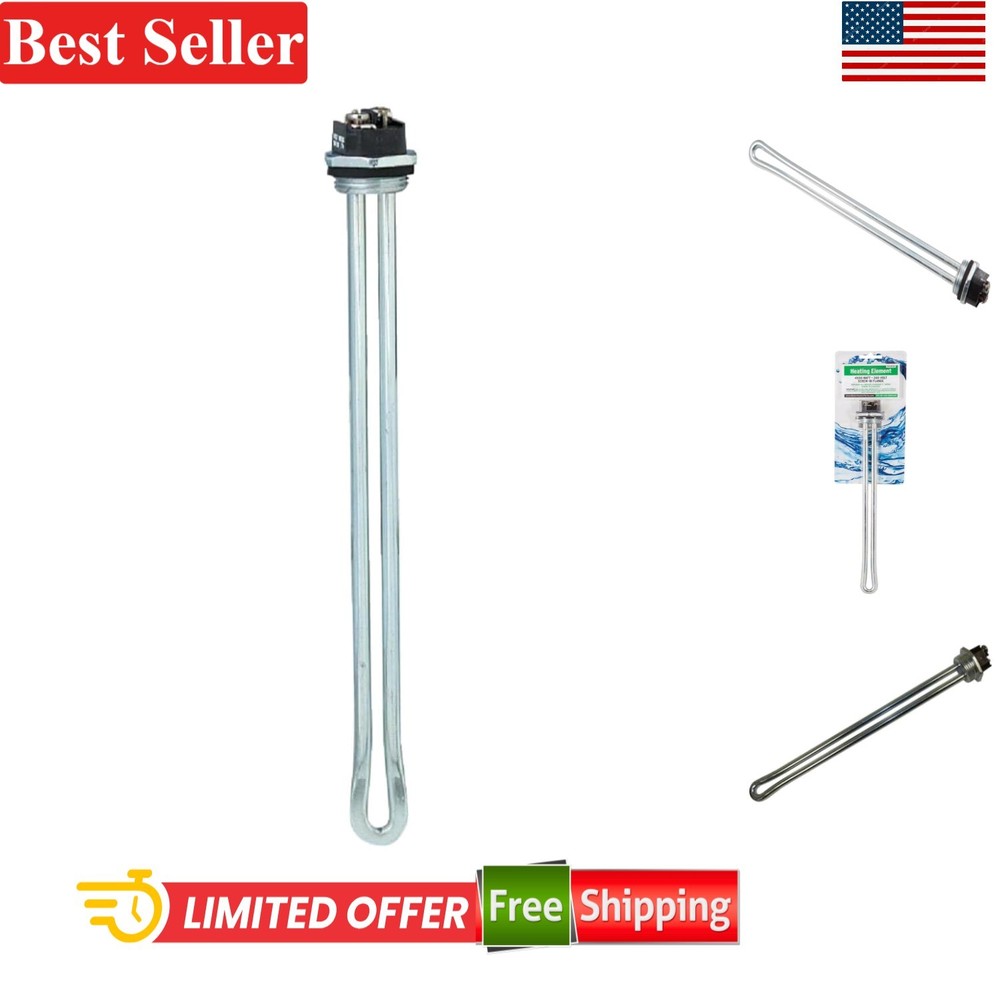 High-Performance 4500 Watt 240 Volt Screw-In Heating Element for Durable Use