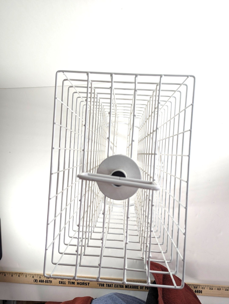 Spinning Craft Paint Storage Holder Rack White