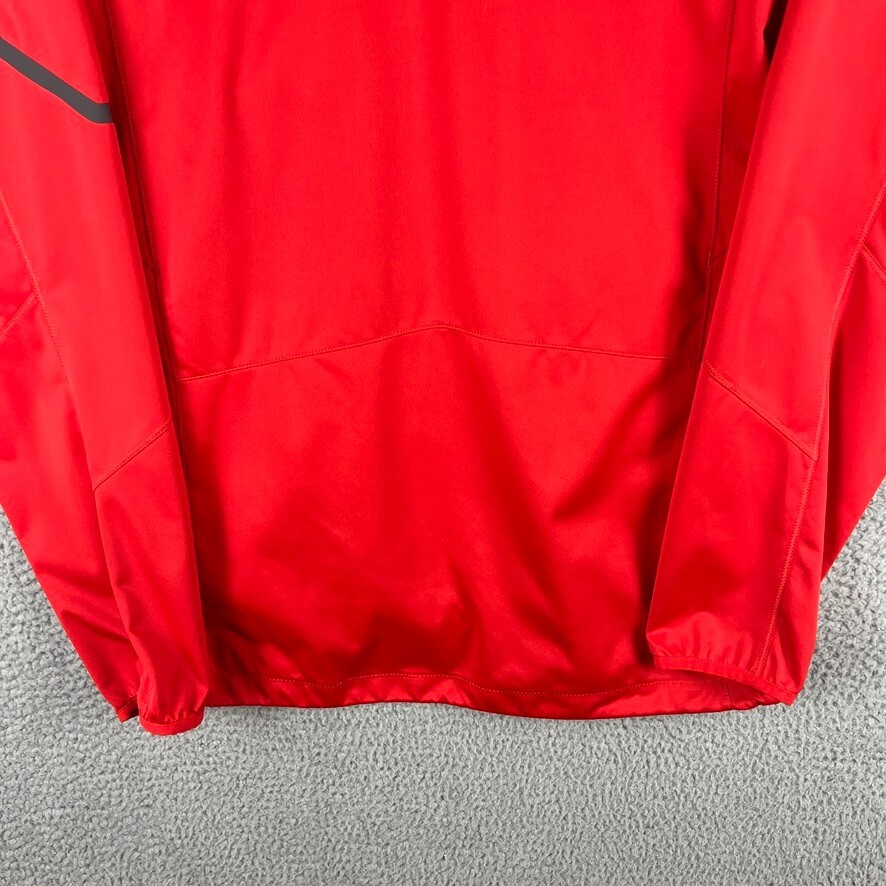 Nike Field General Fly Rush Half-Zip Pullover Jacket Red Mens Size Small 635430