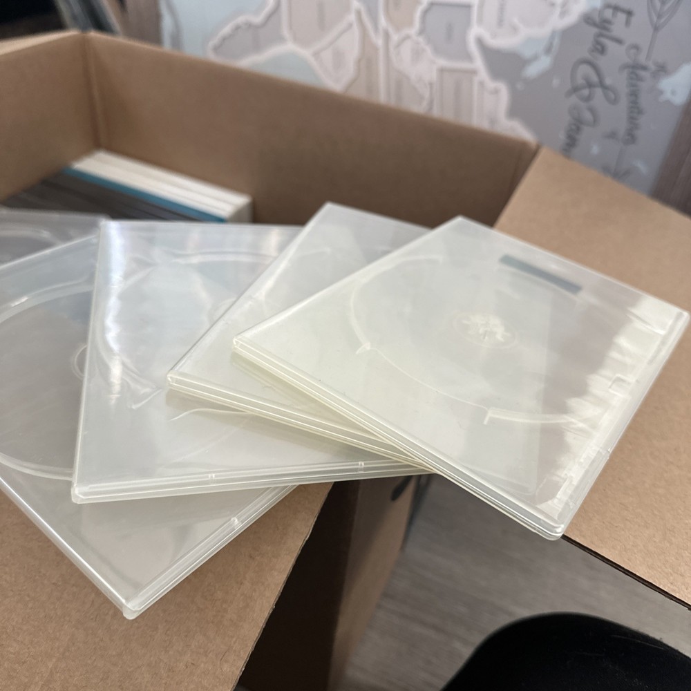 Empty DVD Cases Bundle (Lot Of 50 Total)