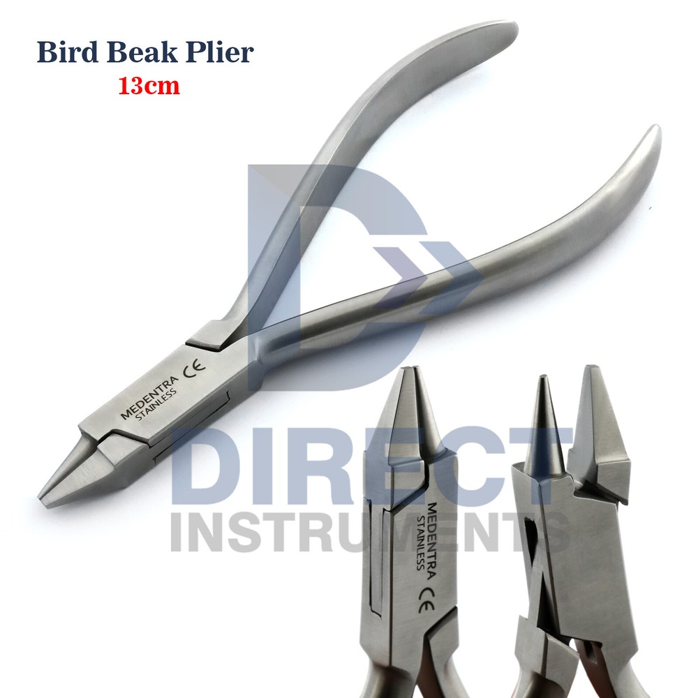 Orthodontic Bird Beak Plier Dental Wire Bending Loop Forming Spring Adjusting CE