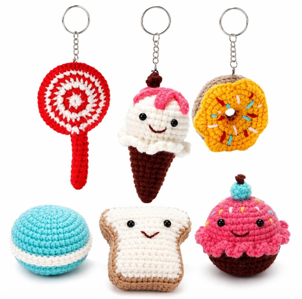 Desert Amigurumi Crochet Kit 6 Pack for Beginners DIY Set with Video Tutorial