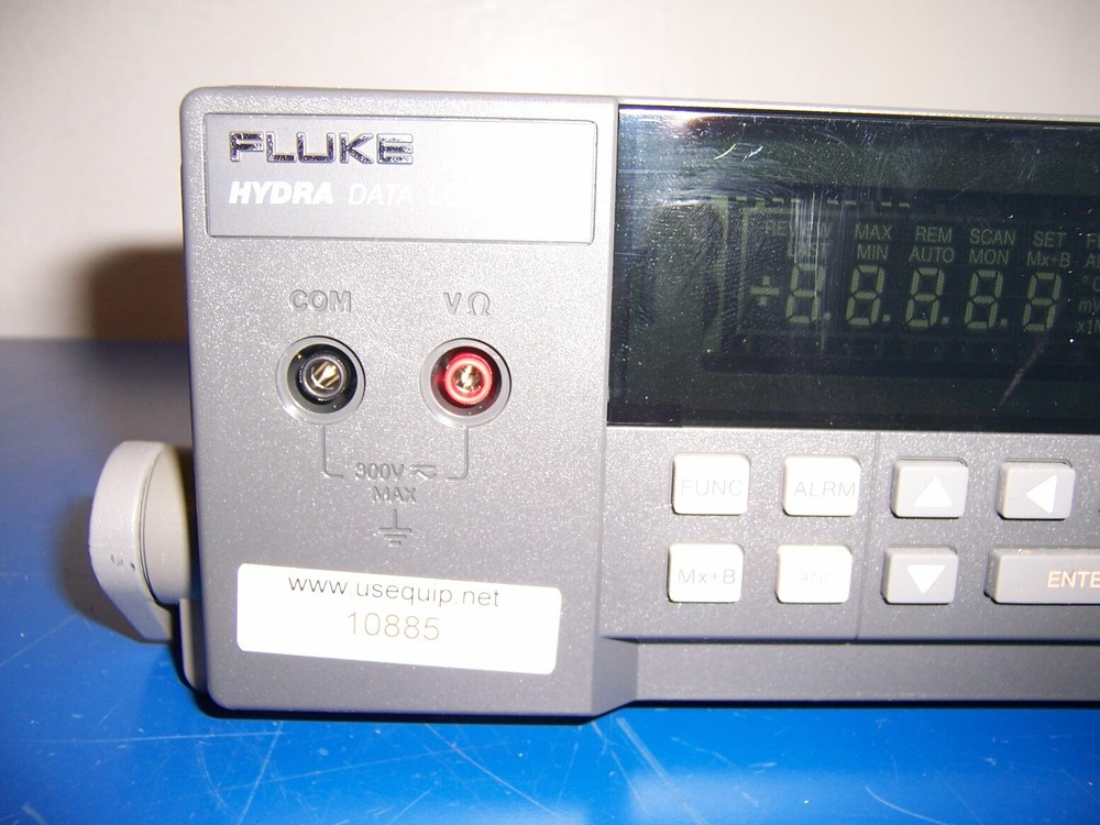 10885 FLUKE 2625 HYDRA DATA LOGGER W/ 2620A-100 INPUT MODULE