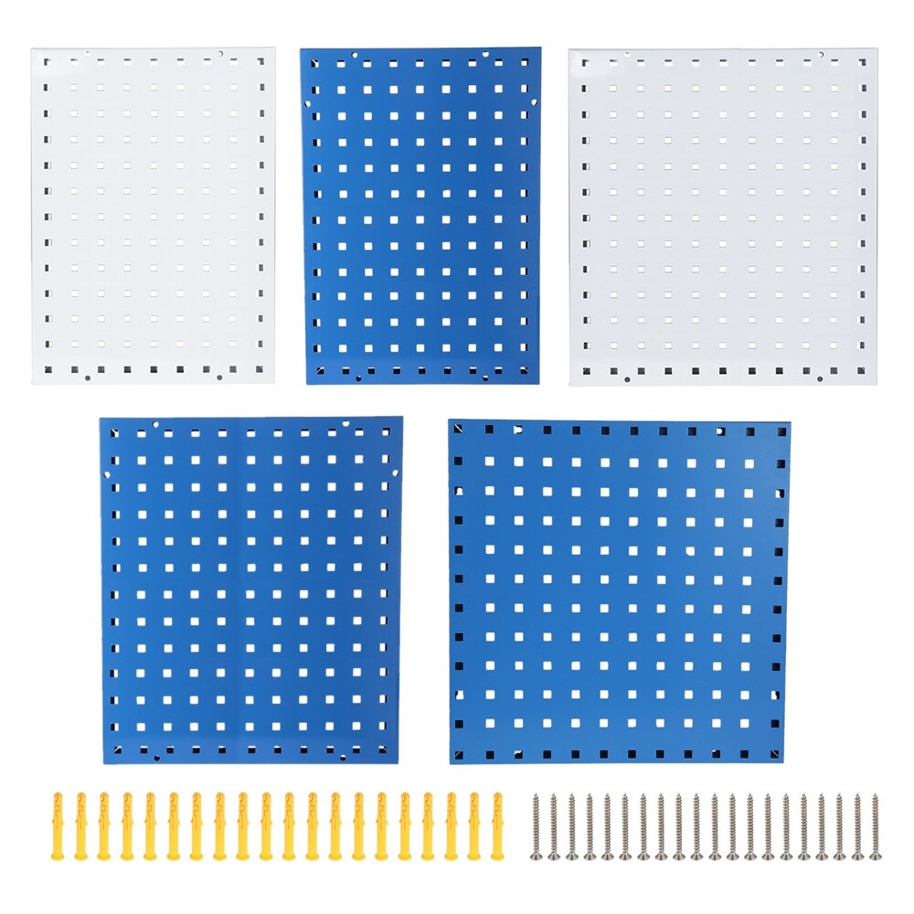 1pc Hanging Panel Wall Pegboard Organizer Shelf Display Rack Holder Tools Garage
