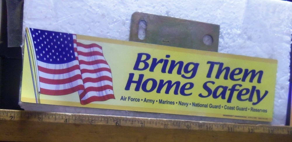 "Bring Them Home Safely" Bumper Magnet