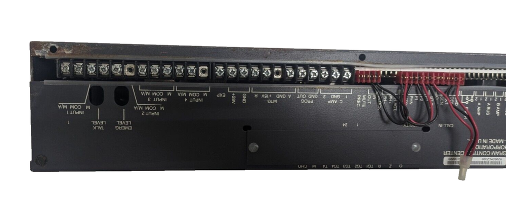RAULAND-BORG MCZ300 INTERCOM & PROGRAM CONTROL CENTER CONSOLE PA SYSTEM MASTER