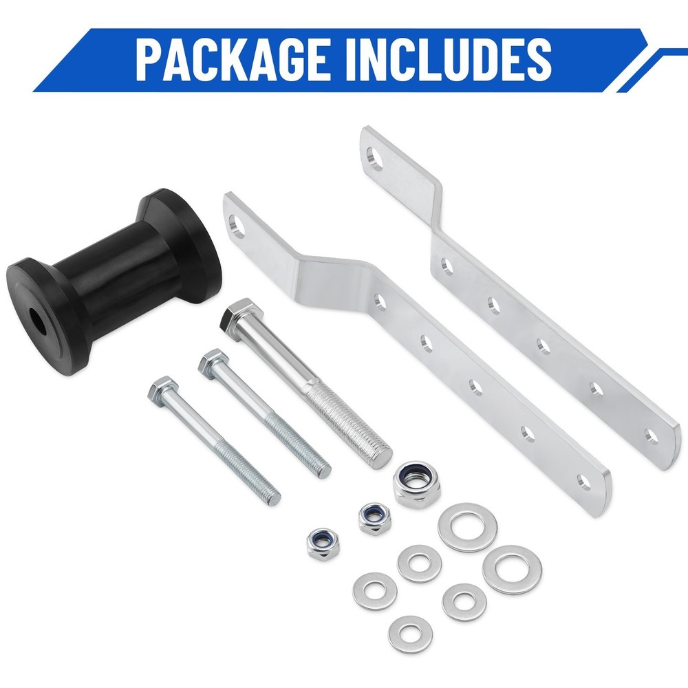 4" Adjustable Heavy Duty Keel Roller Bracket Assembly for 2" Tongue Boat Trailer